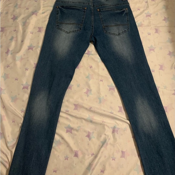 Men's stretch denim jeans in blue, size 30/32. Made in China. - Picture 4 of 5